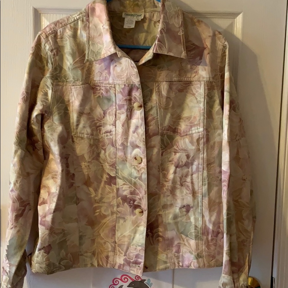 Coldwater Creek floral jacket (2)